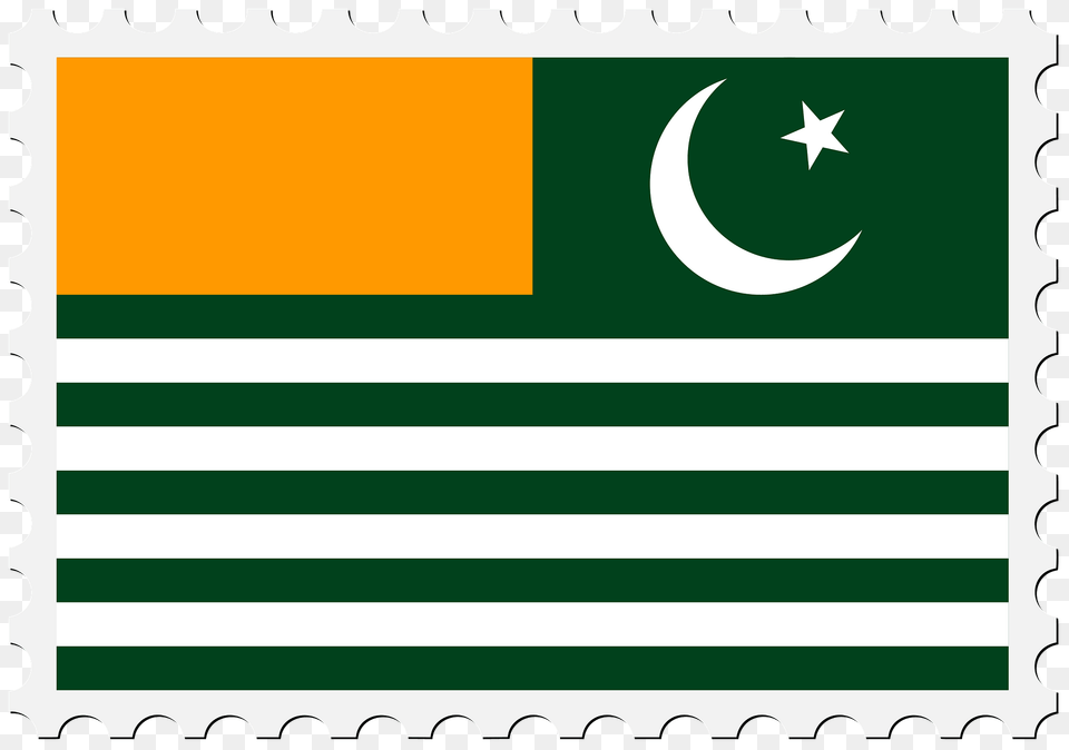 Stamp Azad Kashmir Flag Clipart, Postage Stamp Free Png Download