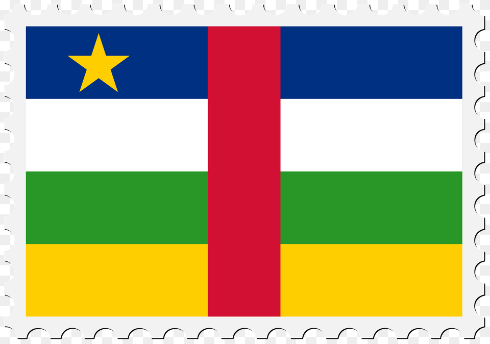 Stamp Central African Republic Flag Clipart Free Transparent Png