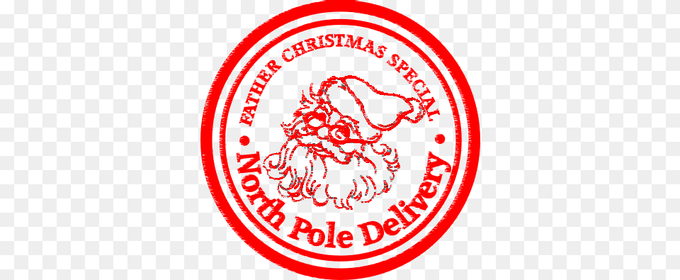 Stamp Clipart Xmas Northpole Stamp Clipart, Food, Ketchup, Logo Free Transparent Png