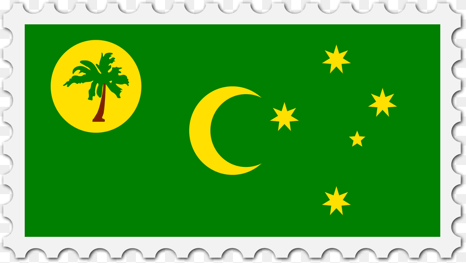 Stamp Cocos Island Flag Clipart, Outdoors Free Png