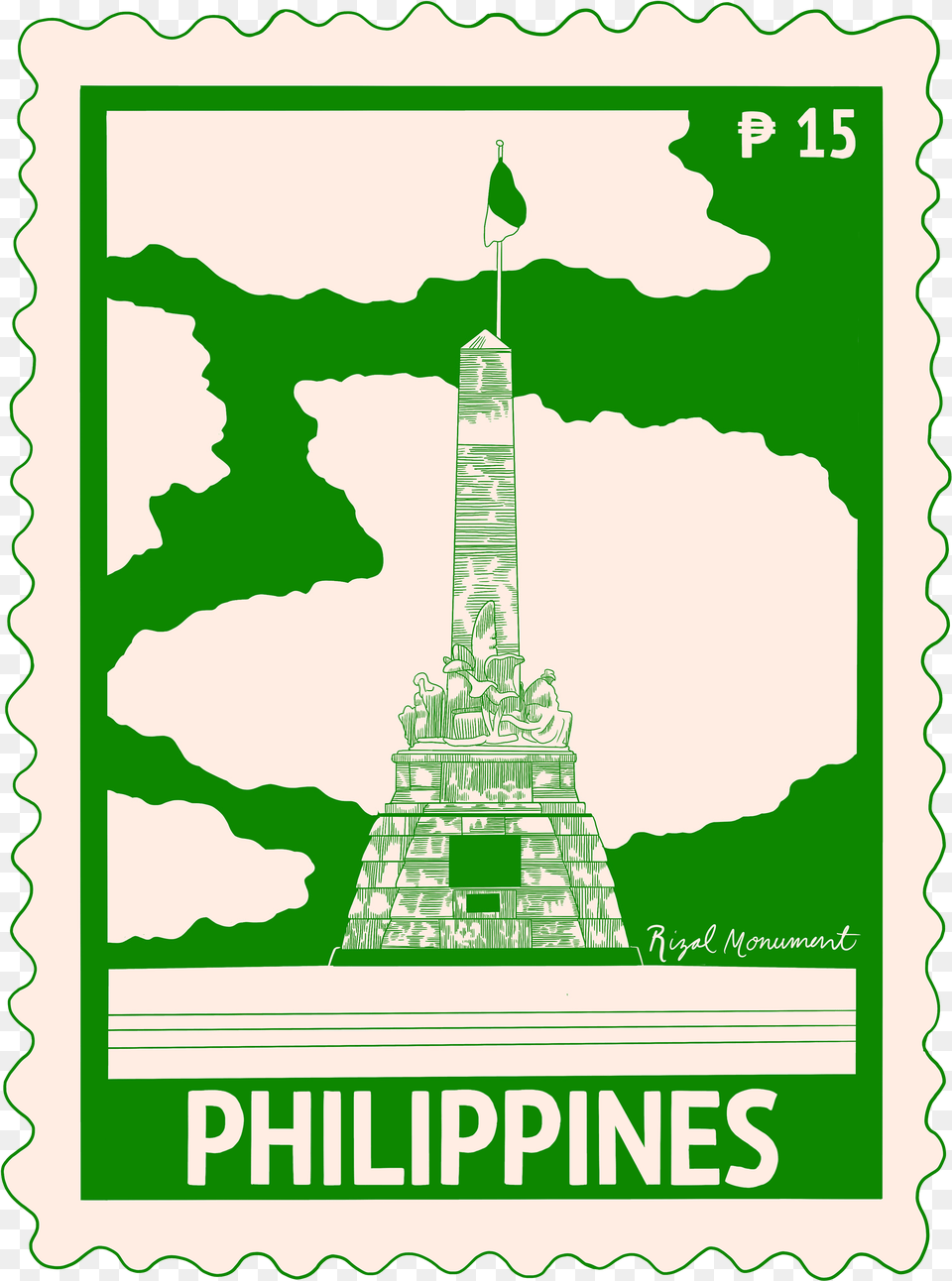 Stamp Collector Philippine Stamp Postcard, Postage Stamp Png