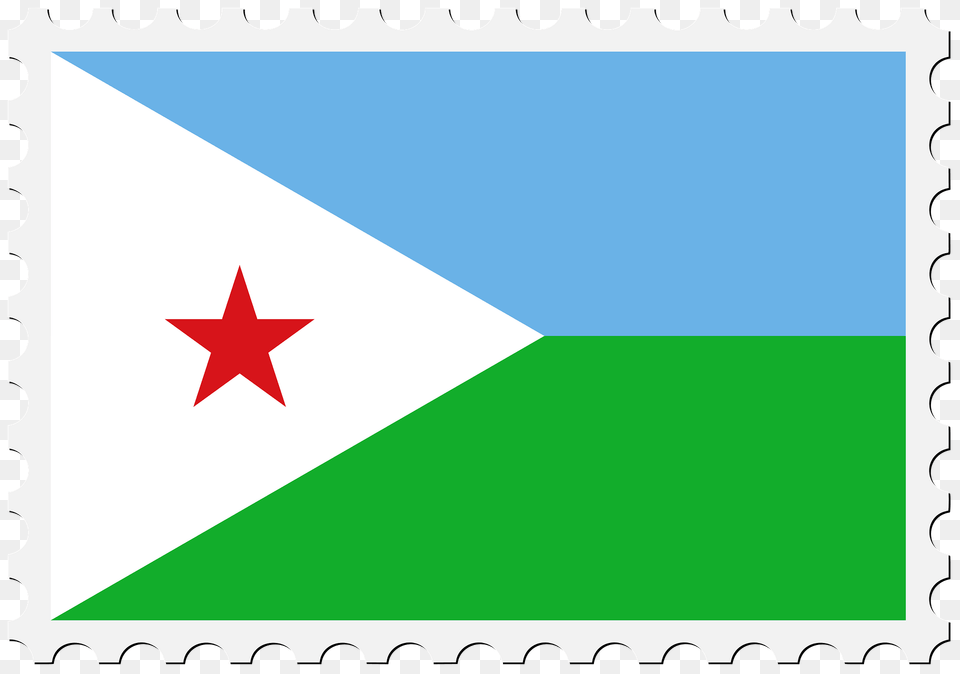 Stamp Djibouti Flag Clipart, Triangle Png Image