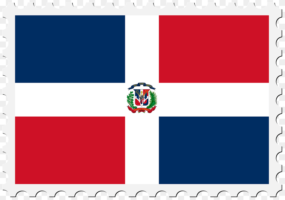 Stamp Dominican Republic Flag Clipart Png Image