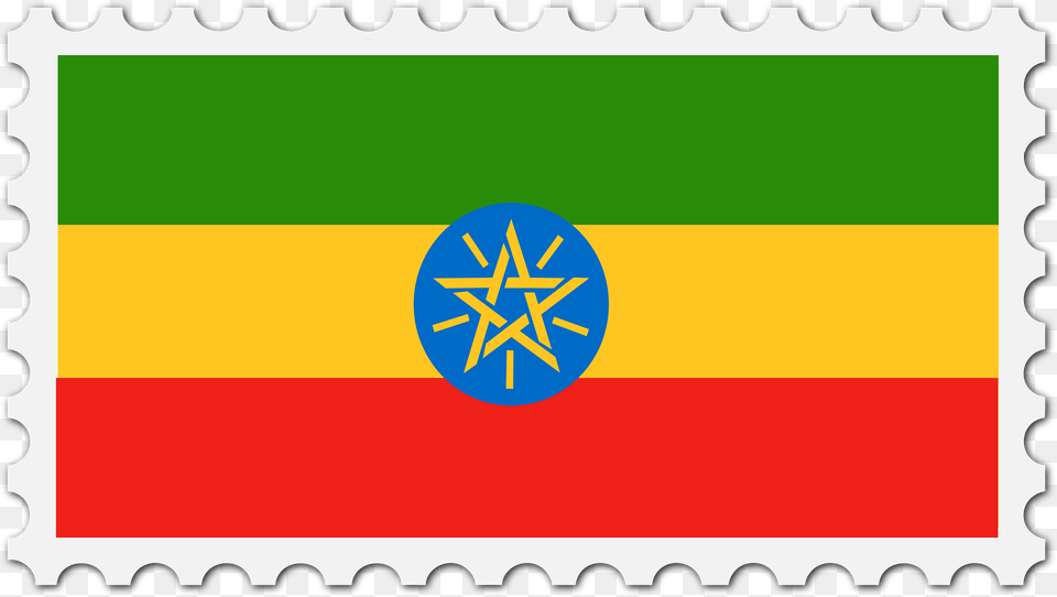 Stamp Ethiopia Flag Clipart Free Png Download