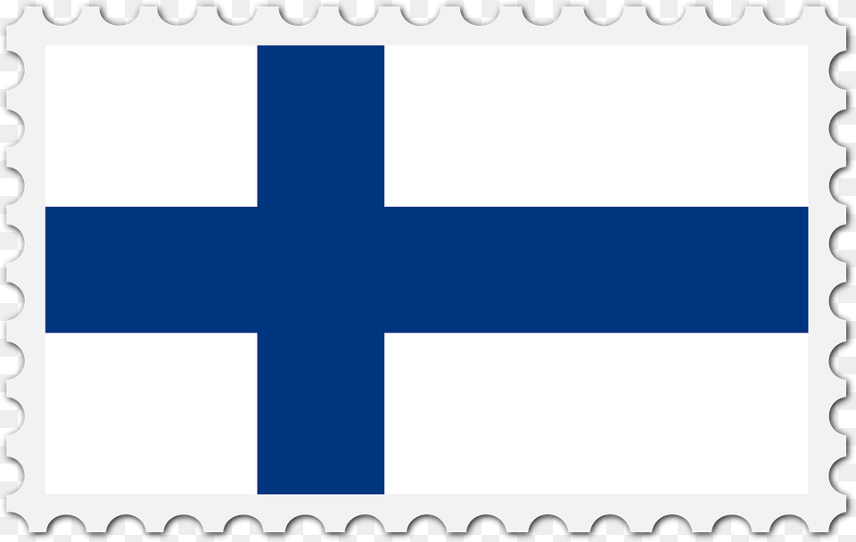 Stamp Finland Flag Clipart Free Png