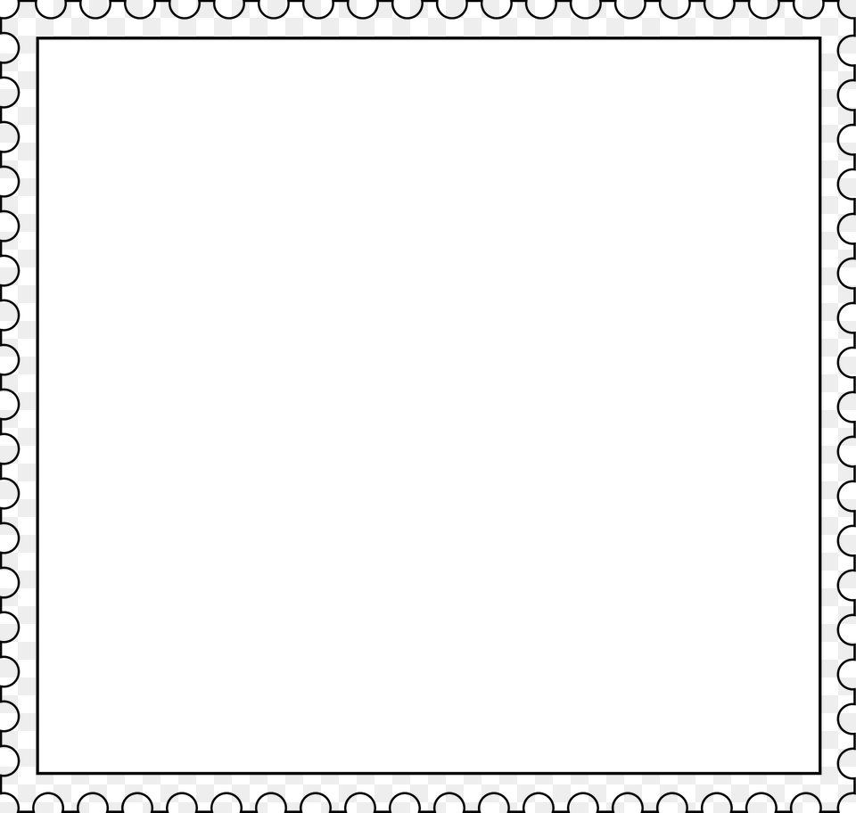 Stamp Frame Clipart, White Board, Postage Stamp Free Png Download