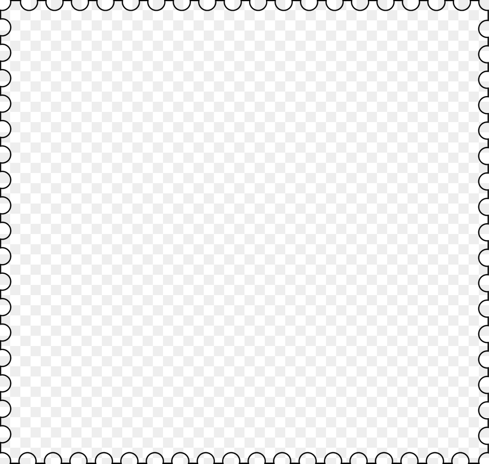 Stamp Frame Clipart, Postage Stamp, Pattern Free Png