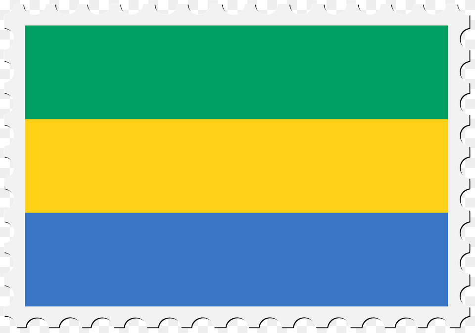 Stamp Gabon Flag Clipart, Postage Stamp Free Transparent Png