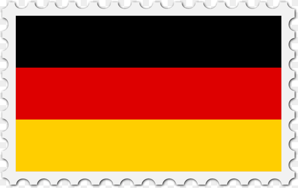 Stamp Germany Flag Clipart, Postage Stamp Free Transparent Png