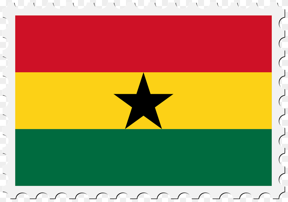 Stamp Ghana Flag Clipart, Star Symbol, Symbol Png
