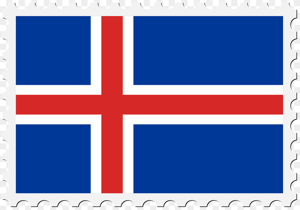 Stamp Iceland Flag Clipart, Postage Stamp Free Transparent Png
