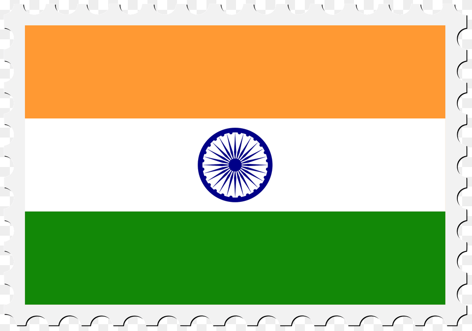 Stamp India Flag Clipart, Machine, Wheel, Postage Stamp, Airmail Free Transparent Png