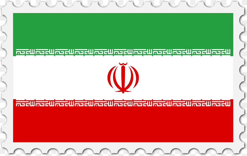 Stamp Iran Flag Clipart Free Png Download
