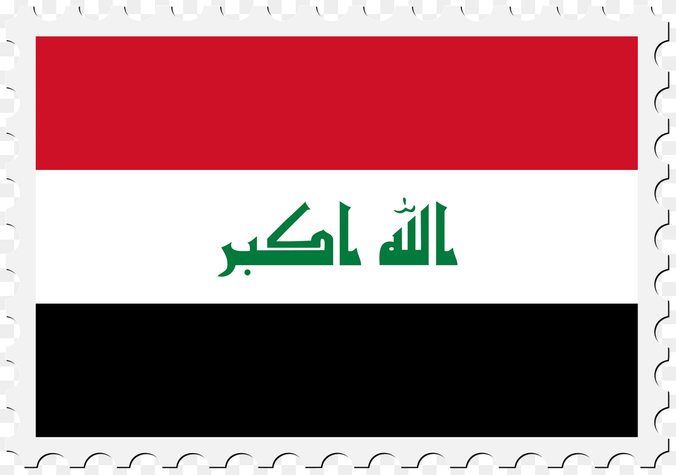 Stamp Iraq Flag Clipart, Postage Stamp Png