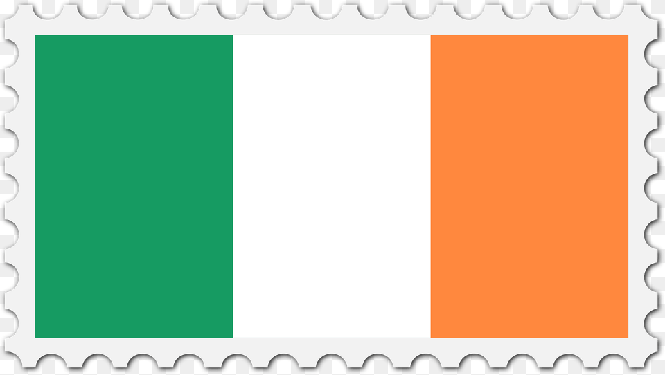 Stamp Ireland Flag Clipart, Postage Stamp Free Png