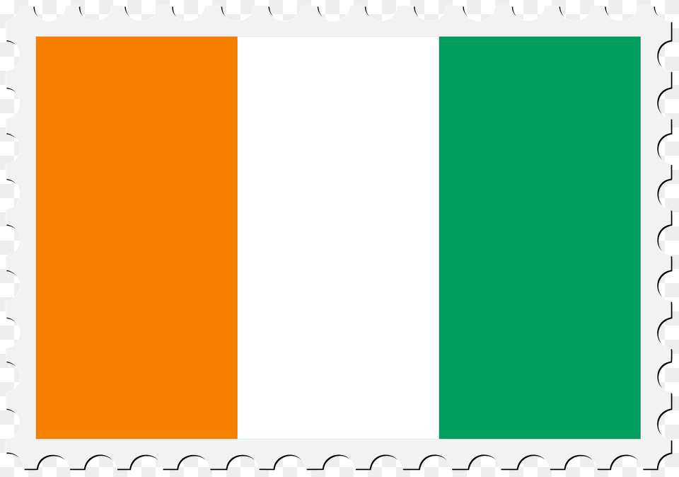 Stamp Ivory Coast Flag Clipart, Postage Stamp Free Transparent Png