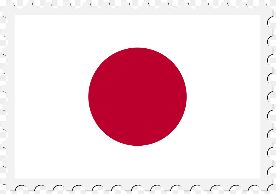 Stamp Japan Flag Clipart, Oval, Postage Stamp Png Image