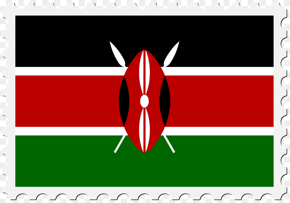 Stamp Kenya Flag Clipart Free Transparent Png