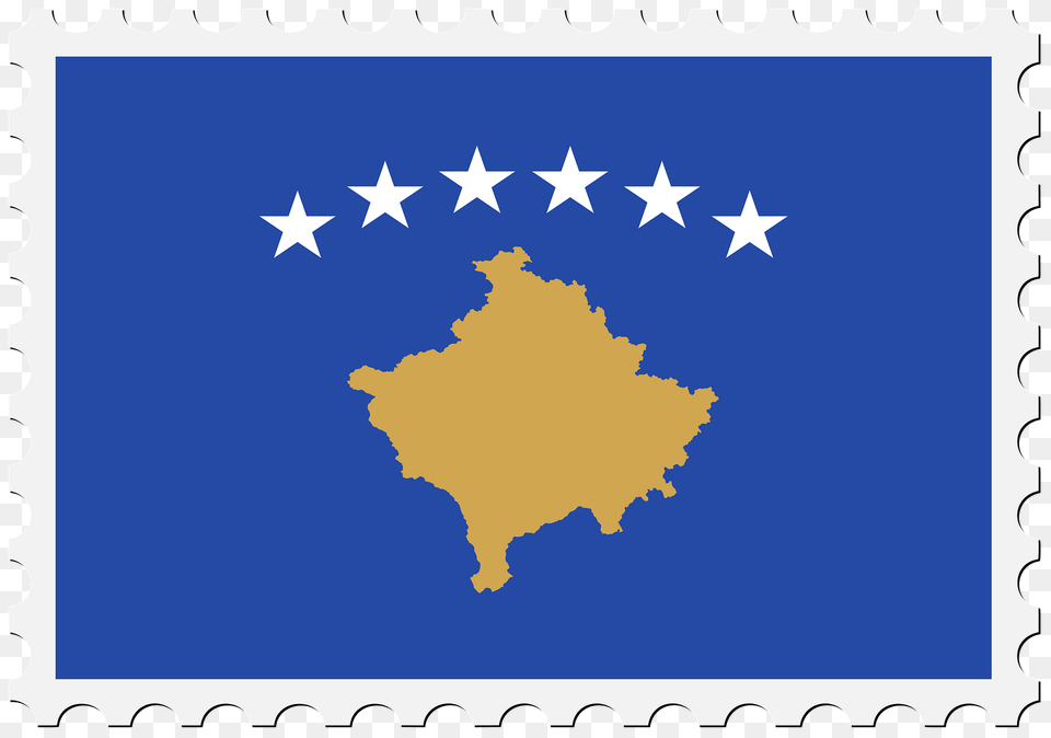 Stamp Kosovo Flag Clipart, Postage Stamp, Blackboard Free Transparent Png