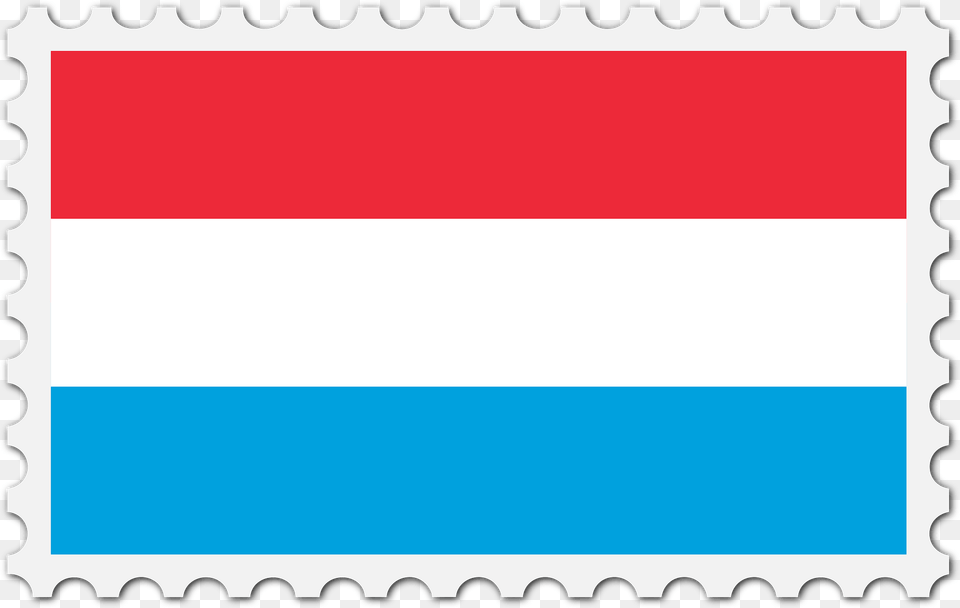 Stamp Luxembourg Flag Clipart, Postage Stamp Free Transparent Png