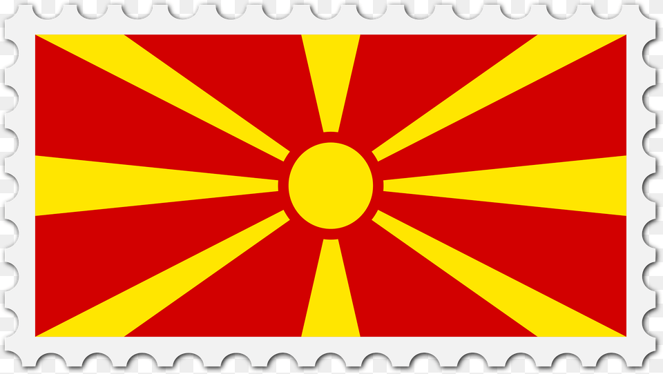Stamp Macedonia Flag Clipart, Postage Stamp Free Png Download
