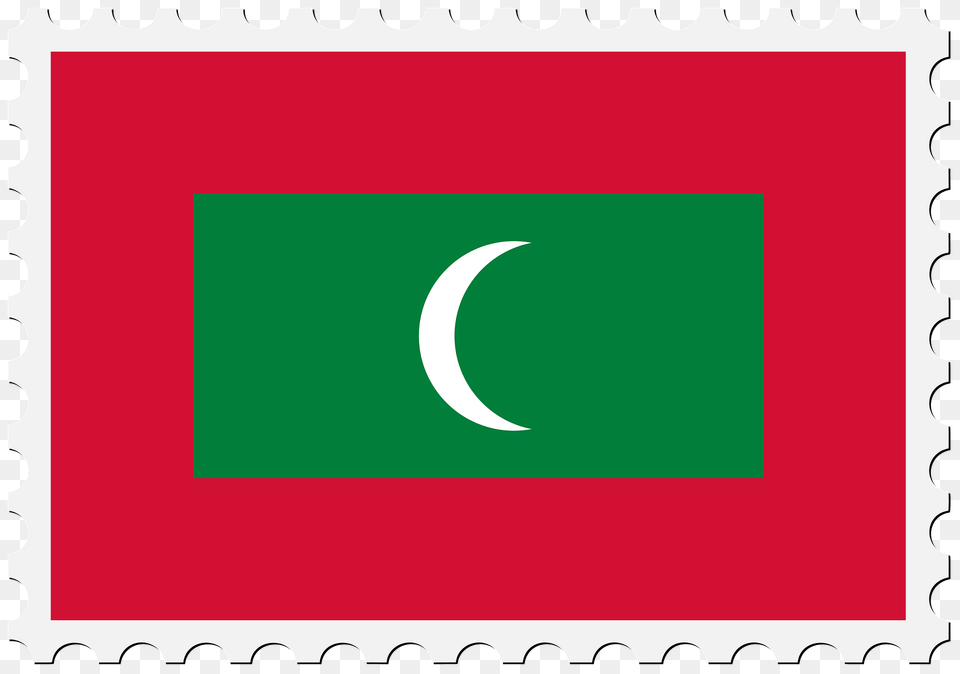 Stamp Maldives Flag Clipart, Postage Stamp, Astronomy, Moon, Nature Free Png