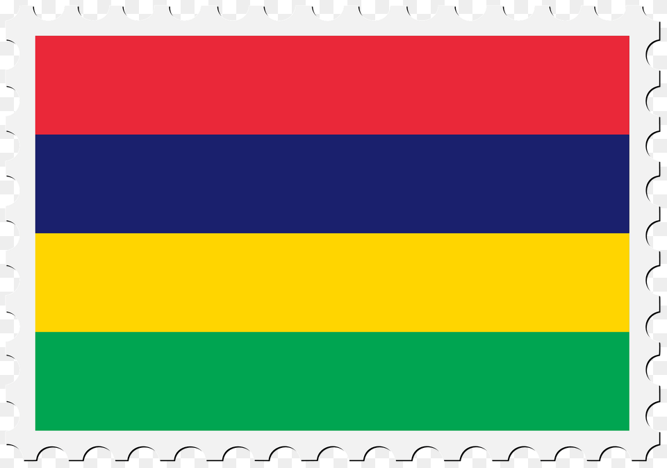 Stamp Mauritius Flag Clipart, Postage Stamp Free Transparent Png