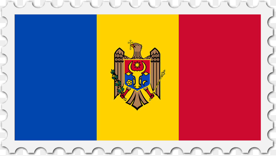 Stamp Moldova Flag Clipart Free Png Download