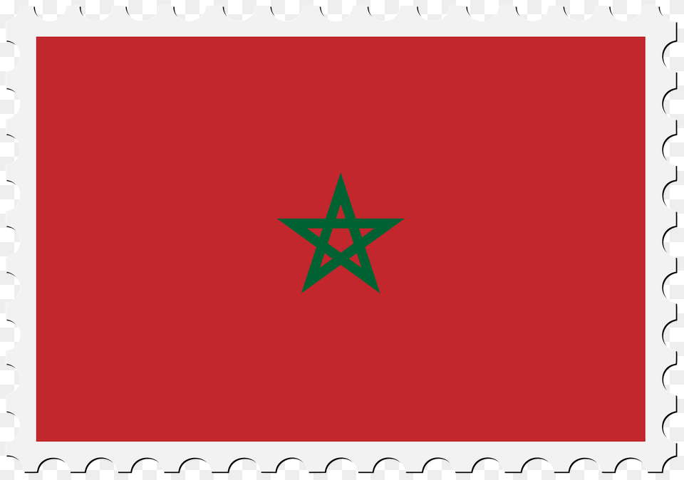 Stamp Morocco Flag Clipart, Star Symbol, Symbol Png