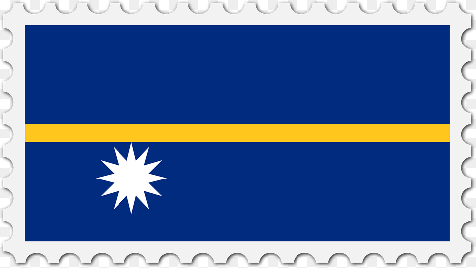 Stamp Nauru Flag Clipart, Postage Stamp Free Png