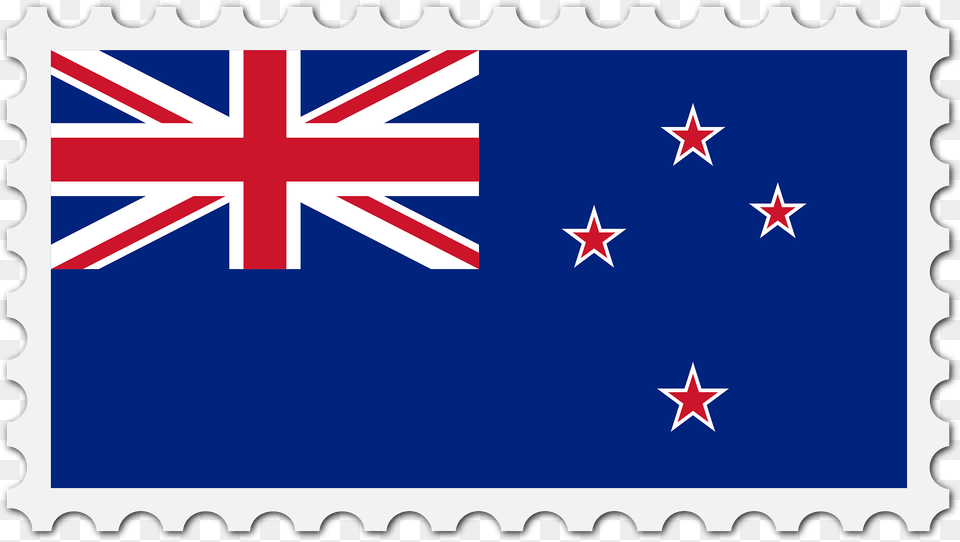Stamp New Zealand Flag Clipart Free Png