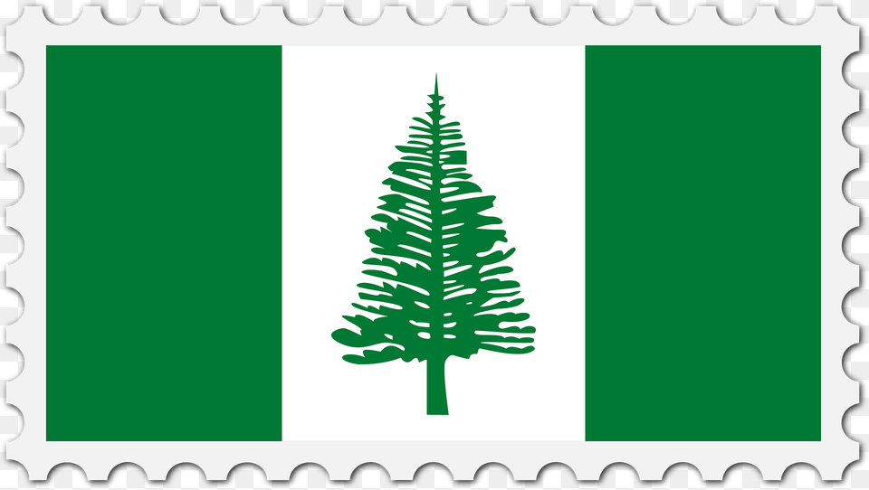 Stamp Norfolk Islands Flag Clipart, Fir, Pine, Plant, Tree Free Png