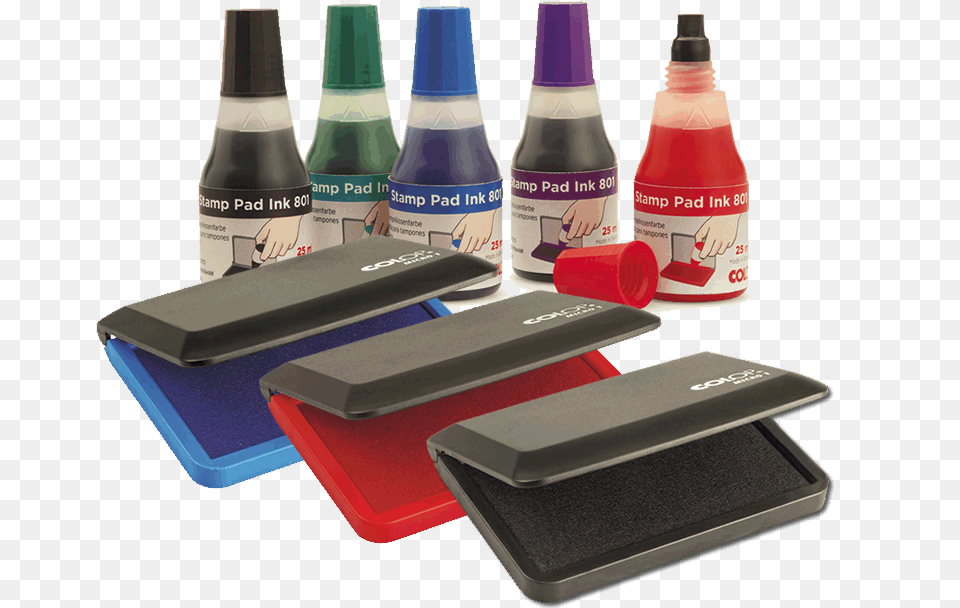 Stamp Pads Amp Inks Colop Ink 801 25ml Violet, Bottle, Food, Ketchup, Credit Card Free Transparent Png
