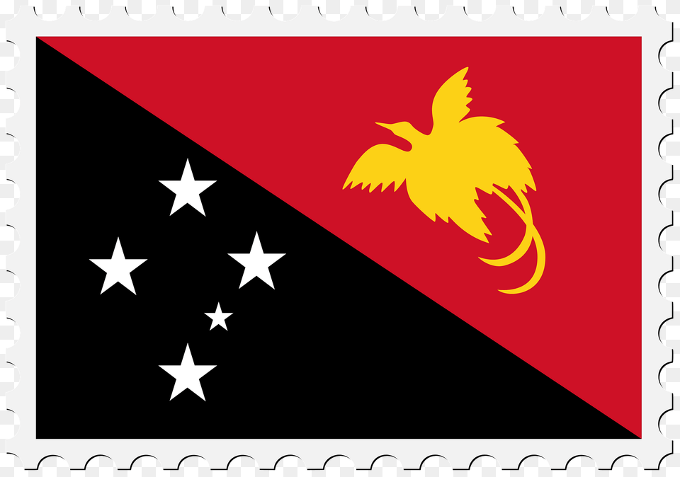 Stamp Papua New Guinea Flag Clipart, Postage Stamp, Symbol Png Image