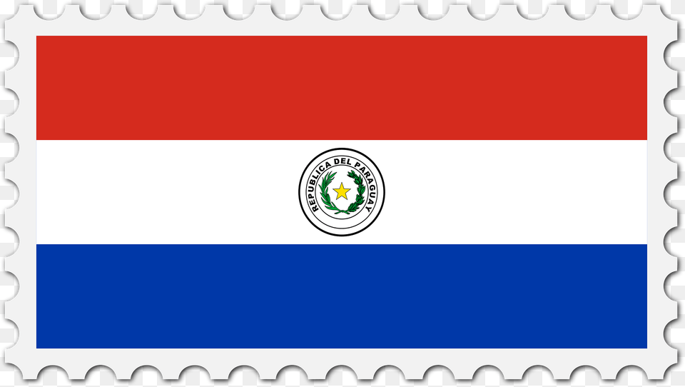 Stamp Paraguay Flag Clipart, Postage Stamp Free Transparent Png