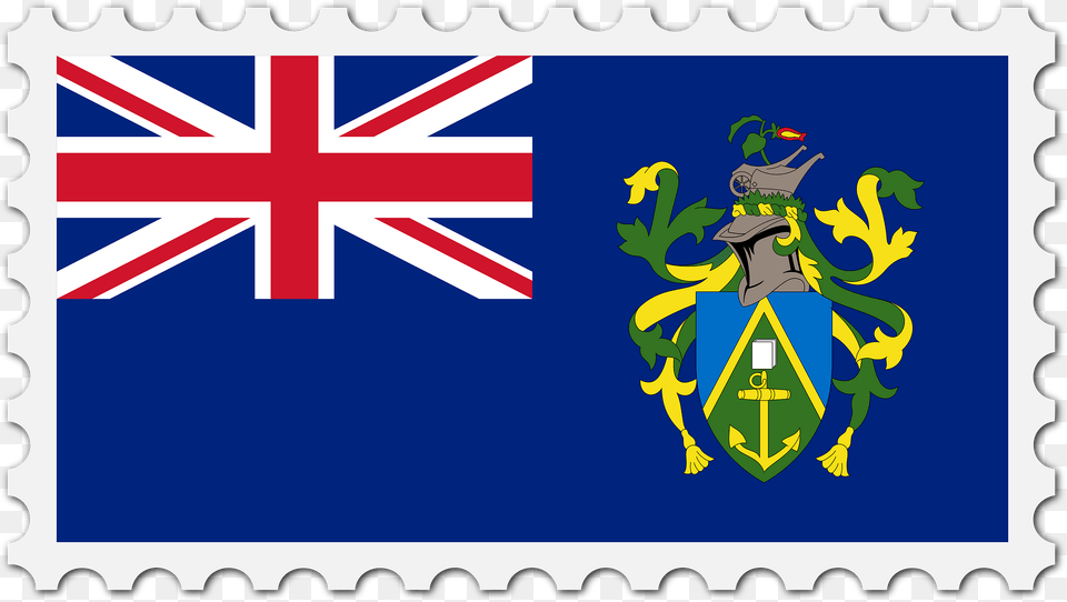 Stamp Pitcairn Islands Flag Clipart, Person Free Png