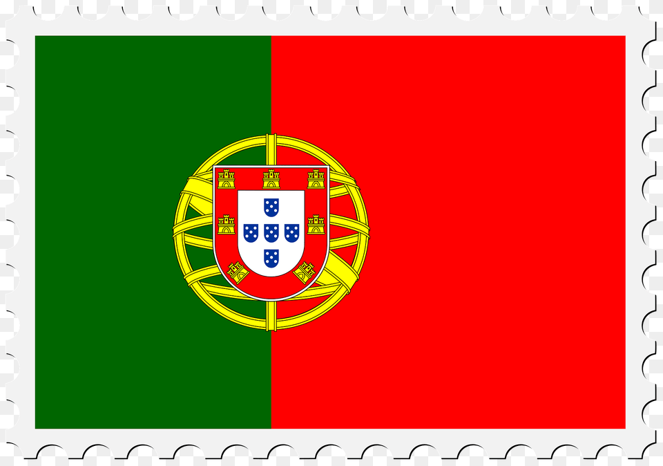 Stamp Portugal Flag Clipart, Postage Stamp Free Png