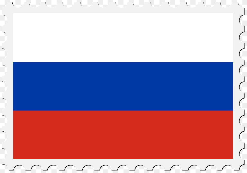 Stamp Russia Flag Clipart, Postage Stamp Png