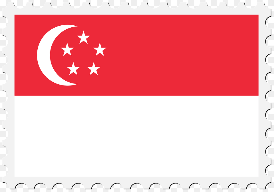 Stamp Singapore Flag Clipart, Postage Stamp Free Png Download