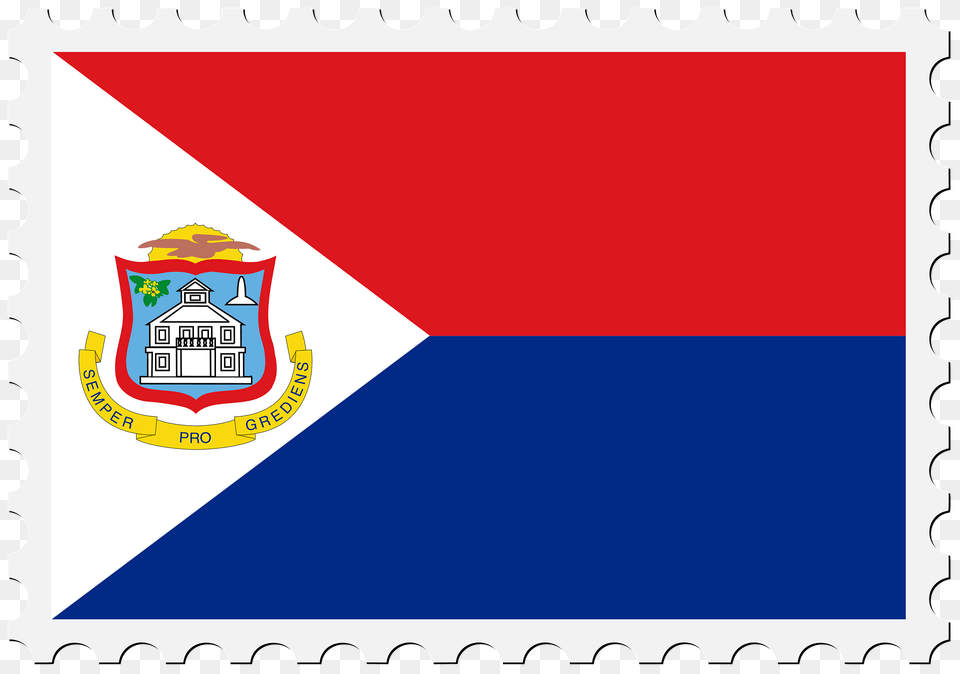 Stamp Sint Maarten Flag Clipart, Postage Stamp Png