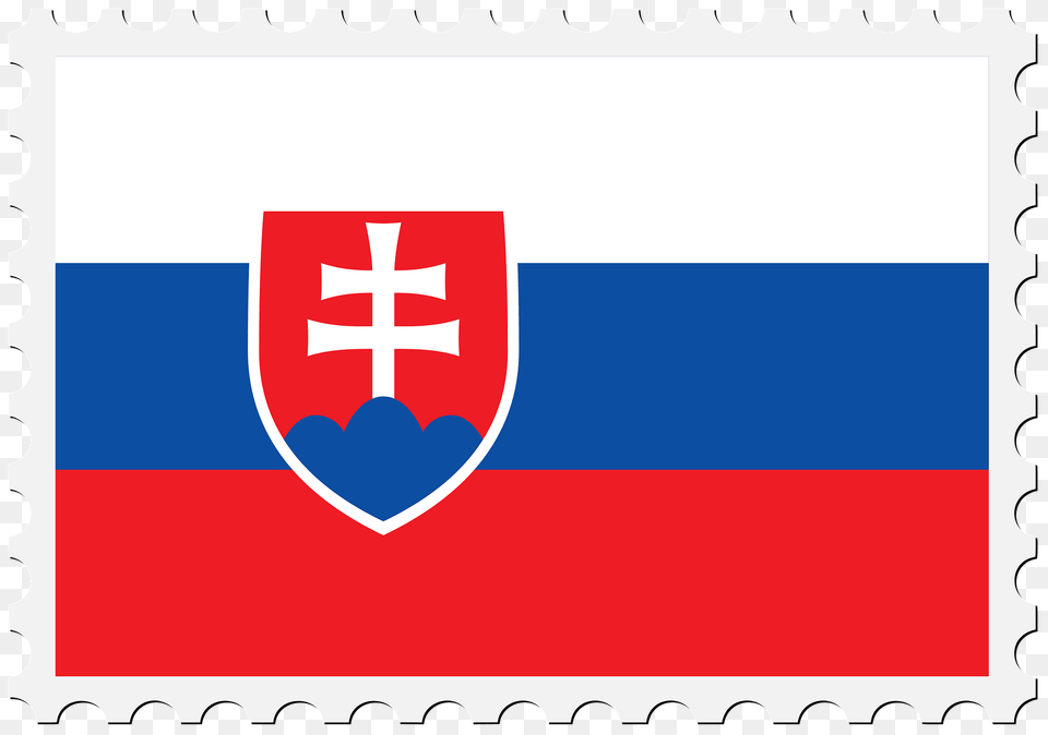 Stamp Slovakia Flag Clipart Free Png