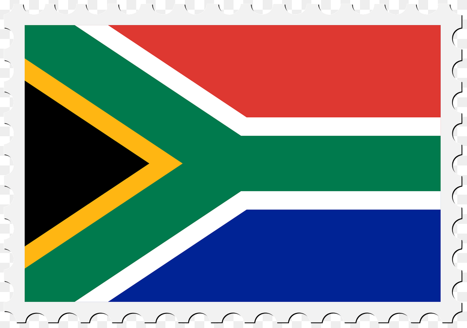 Stamp South Africa Flag Clipart, Postage Stamp Free Transparent Png