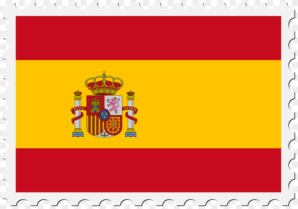 Stamp Spain Flag Clipart, Postage Stamp Free Png Download