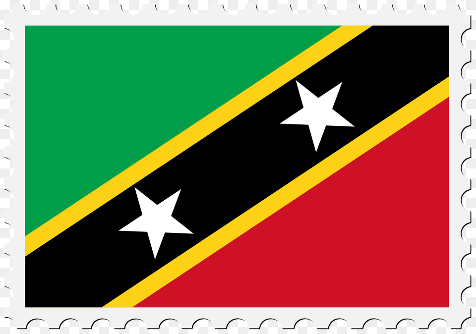 Stamp St Kitts Nevis Flag Clipart Free Png Download