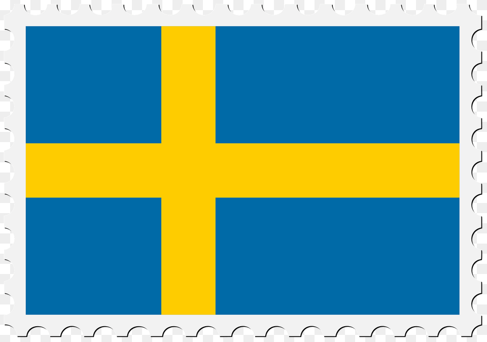 Stamp Sweden Flag Clipart, Postage Stamp Free Png