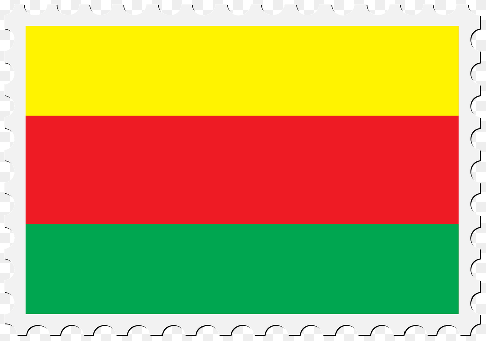 Stamp Syrian Kurdistan Flag Clipart, Postage Stamp Free Transparent Png