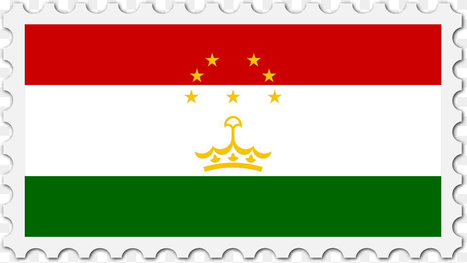 Stamp Tajikistan Flag Clipart Free Png