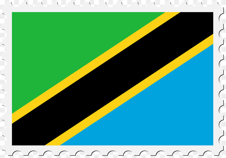 Stamp Tanzania Flag Clipart, Postage Stamp Png Image