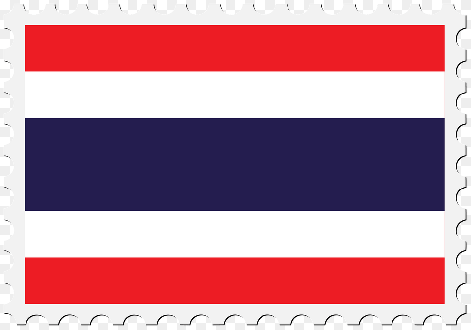 Stamp Thailand Flag Clipart, Postage Stamp Free Png