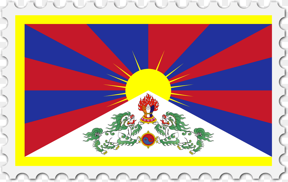 Stamp Tibet Flag Clipart, Pattern, Postage Stamp, Person Free Png